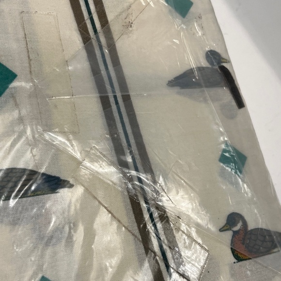 VINTAGE New 1970’s CANNON Duck Full Flat Sheet Cotton Fresh 81”x96” Mallard. - Picture 11 of 12